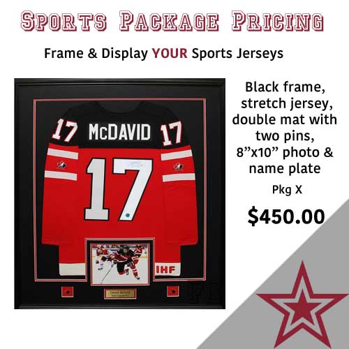 Jersey Framing-Super Deluxe Large Nameplate